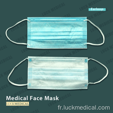 Masque facial protecteur jetable à trois couches